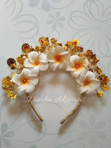Bando Kirani / bando kamboja bali/ Mahkota adat anak dan dewasa / bando adat cantik / mahkota tari dan karnaval best seller