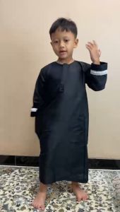 Gamis Anak Laki-laki - Jubah Anak laki laki Terbaru - Koko Gamis Junior 5-14 Tahun - Baju Muslim Lebaran 2025