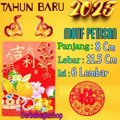 angpao merah amplop angpau imlek tahun baru chinese 2025 motif jeruk terbaru ang pao new year ang bao hongbao