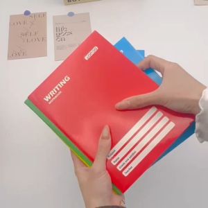 ZOFDA A5 80 Sheets Writing Notebook for Grade 1-5 10Colors Composition Notebook Waterproof School Supplies Set for Elementary