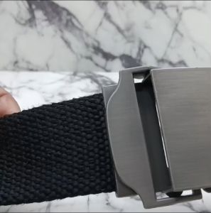 Ikat Pinggang Pria Kanvas Tactical Gesper Sabuk Nylon Kepala Besi || Belt Premium Import