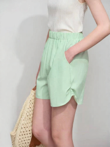 AMII | Minimalist Casual Loose Design Pockets Women Shorts