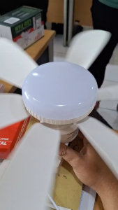 LUBY LAMPU KIPAS ANGIN PLAFON 2 IN 1 LAMPU PLUS KIPAS ANGIN DILENGKAPI REMOTE LAMPU 3 WARNA