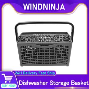Dishwasher Silverware Storage Basket Utensil Cutlery Holder Knives Forks Storage Rack for LG Bosch Maytag Dish Waster Parts