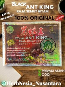 Black RAJA SEMUT HIT4M ORIGINAL HERBAL BERKUALITAS 100%