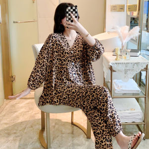 KASIHAN | Summer Lightweight Cotton Pajamas Set Air Conditioning Sleepwear