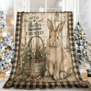 Beast Kingdom | Blush Floral Design Silky Plush Ultra-Soft No Pilling Travel Blanket Ideal for Halloween Christmas Holiday Season Gifts