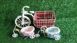 จักรยานจัดดอกไม้จิ๋ว ไม่รวมดอกไม้