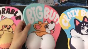 [Cao Cấp] Miếng lót chuột Silicon 3D Mario Pacman Phi Hành Gia Doraemon và Corgi