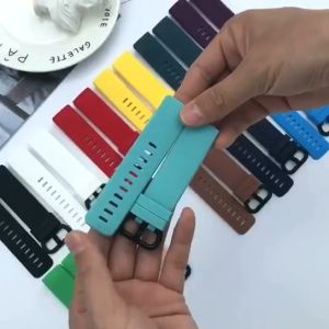 3 Pcs Silicone Strap For Fitbit Charge 3 Charge 4 Quick Release Wristband Strap Loop For Fitbit Charge 3 SE