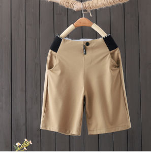 Golf Pants Womens Summer Shorts Plus Size High Waist Straight-leg Fifth Pants Slim Looking Stretch Athleisure Loose Pants