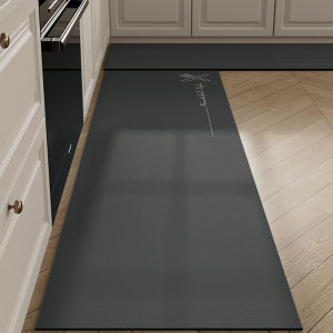 VIKAMA Non-Slip Diatomite Kitchen Floor Mat - Super Absorbent Anti-Fatigue Bath Mat Oil-Proof Waterproof Rug for Entrance