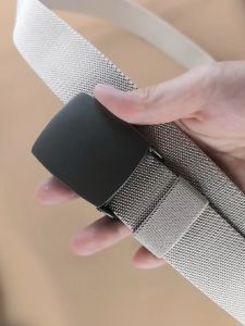 New Golf Sports Elastic Belt Fashion Belt Metal Automatic Buckle Tough Stretch Nylon Men Work belt 120CM Big Size Belts