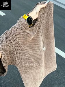 YOULIN | Summer American Style Thin Ice Silk Loose T-shirt