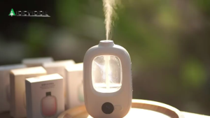 2-Piece Wall Mounted Essential Oil Diffuser 50ml Gardenia Aromatherapy Oil Rechargeable 4 Spray Modes atomized Aromatic humidifier Wireless Home Aromatherapy air freshener
