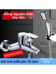 Bộ Vòi Hoa Sen Nóng Lạnh Toàn Đồng