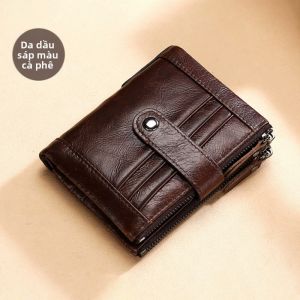 SIFULUN | Ví Da Mềm Gấp Có Bảo Vệ Từ Tính