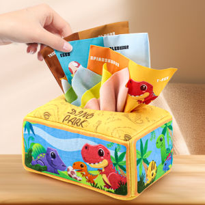 Baby Draw Paper Towel Tearing Tissue Box Baby Puzzle Early Education Montessori Children Cloth Toys