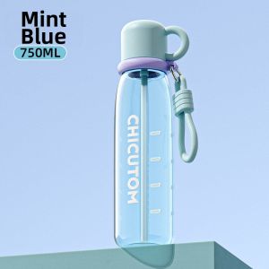 CHICU TOM | Childrens Tritan Water Bottle with Straw
