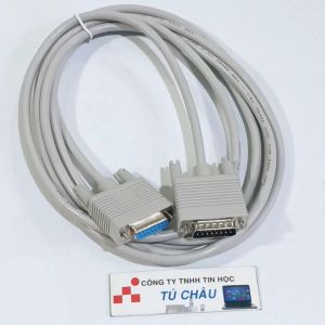 Cáp nối dài Com 15 dài 1.5m / 3m (DB15) / Cáp đầu Com 15 Kim ra Com 15 Cái (DB15M to DB15F)
