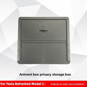 For Tesla Model 3 Y 2017~2026 Car Hidden Storage Box Model 3 Highland Y Juniper Center Console Armrest Organizer Box Accessories
