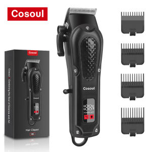 Hair Clipper Cordless Compact Size Hair Trimmer Electric Beard Trimmer Hair Cutting Machine Hair Length Adjustable LED Display Type C Charging