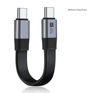 Short USB C to USB C Full Function Cable USB4 V2 Date Cable 80Gbps 8K PD 240W Cord for Thunderbolt 4/5 iPhone Laptop SSD