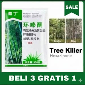 [Terlaris]BELI 3 GRATIS 1 TREE KILLER Hexazione Pembasmi Bambu Pohon Rumput Liar Gulma Bisa-COD