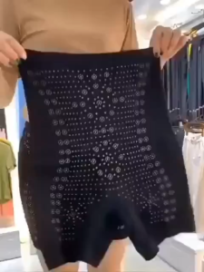 Quần Định Hình Ôm Dáng Thon Gọn Lưng Cao Hoạ Tiết Thoáng Khí Thời Trang Cho Nữ