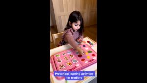 New Upgraded Baby Busy Board Early Educational Toys Toddlers Montessori Learning Board Sensory Children Development Toys Gifts Cognitive Busy Board 8 Pages