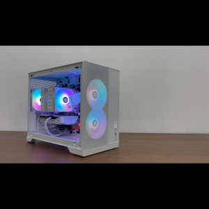 SHINING PC White Gaming Desktop Computer AMD RYZEN 5 7500F WITH RTX 5060