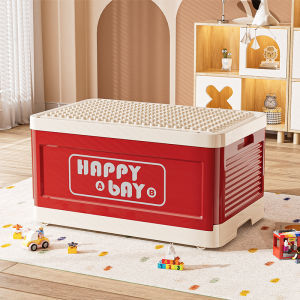 กล่องเก็บของแบบพกพาความจุขนาดใหญ่พร้อมฝาปิด กล่องเก็บของแบบพลาสติกสำหรับเด็ก ชิ้นส่วนโมเดลการประกอบ กล่องจัดระเบียบ