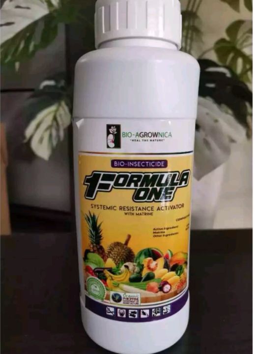 Formula One / 500 ml / Natural Organic /BIO-INSECTICIDE SYSTEMATIC Activator with MATRINE / Bio-Agrownica