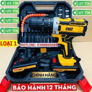 Máy khoan 36v tặng bộ phụ kiện 24 chi tiết 25 cấp trượt kiểu 2022