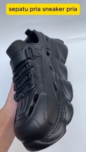 Fashionqu Sepatu Pria Dewasa Slip On Clogs Casual Sporty Bahan Karet EVA Empuk Anti Licin Size 38-44