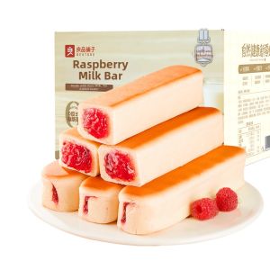 BESTORE | Raspberry Milk Filled Soft Bread Sticks Nutritious Breakfast Substitute 500g
