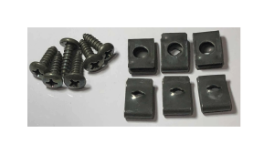BODY CLIP WITH BOLT FLAIRINGS BODY BOLT SCREW NUT MOTORCYCLE CLIP NUT MATULIS SOLD AS (6PCS)