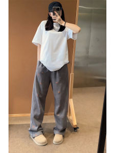 LIUBU | Slimming Straight Leg Sweatpants Men Autumn Outdoor