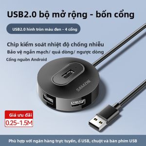 Samzhe | Hub Chia USB Type-C 4 Cổng
