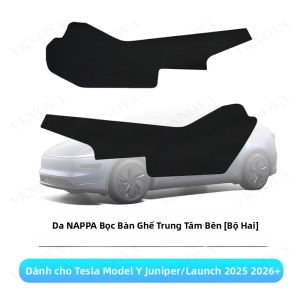Phụ Kiện Bảo Vệ Chống Bẩn Chống Đá Làm Từ Chất Liệu Da TPE Cho Khu Vực Điều Khiển Trung Tâm Bên Hông Xe Tesla Model 3/Y Juniper Highland 2026 Dành Cho Các Đường Viền Nội Thất.