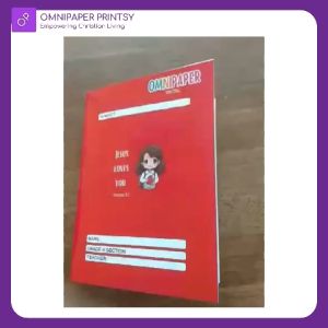 Omnipaper Premium Christian Writing Notebook Grade 1-3 / 10 Vibrant Colors / Water resistance / Free NAME Customization