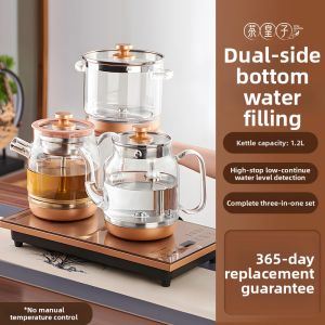 CHAHUANGZI | Electric Water Kettle Glass Tea Brewing Tool Bottom Dual Inlet