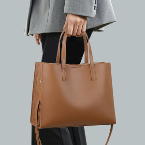 CALYPSO | High Quality New Leather Tote Bag for Work Lightweight