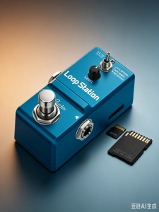Rowin LN332AS Loop Station 48K Looper Pedal Unlimited Overdubs 10 Minutes of Loop 1/2 Time Reverse Full Metal Case True Bypass