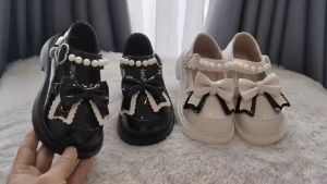 Sepatu Pesta Anak Perempuan Sepatu Sekolah Kulit Anak Cewek Girl Leather Shoes Flat Vantofel Fashion Pantofel (ZH SS254)