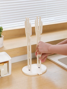 【iMall】Detachable Rubber Hand Gloves Drying Stand Rack Kitchen Gloves Hanger Holder Dish Cloth Sponge Storage Organizer