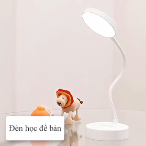 Đèn Học Để Bàn Tích Điện Chống Cận 3 Chế Độ Sáng Cảm Ứng Thông Minh ĐÈN NAM