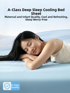 JoynCleon | Deep Sleep Cooling Fitted Sheet 1.8m