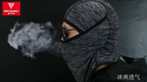 Motowolf balaclava full face mask cool protection breathable and comfortable head gear for riders balaclava for motor
