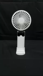 Kipas Angin Mini Portable lipat USB 2000 mAh Kipas Lipat / Kipas Angin Genggam Mini Portable/Kipas Angin Leher 5-Speed Wind LED Display Dengan Aromaterapi Untuk Kantor Sekolah Olahraga Luar Ruangan Mini Handheld Fan